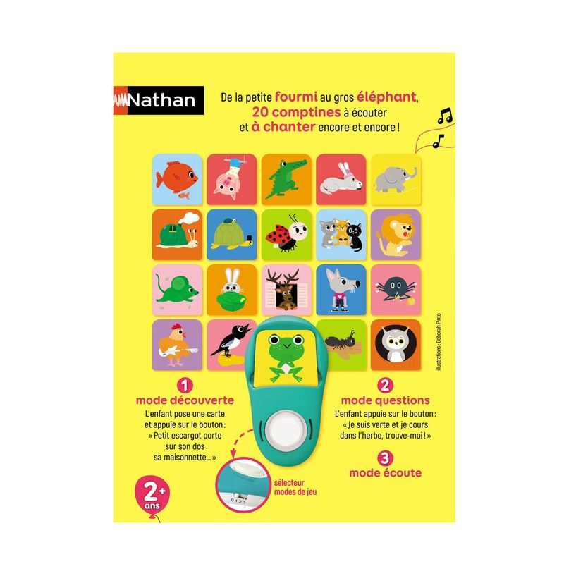 Jeu interactif Coucou les animaux Nathan