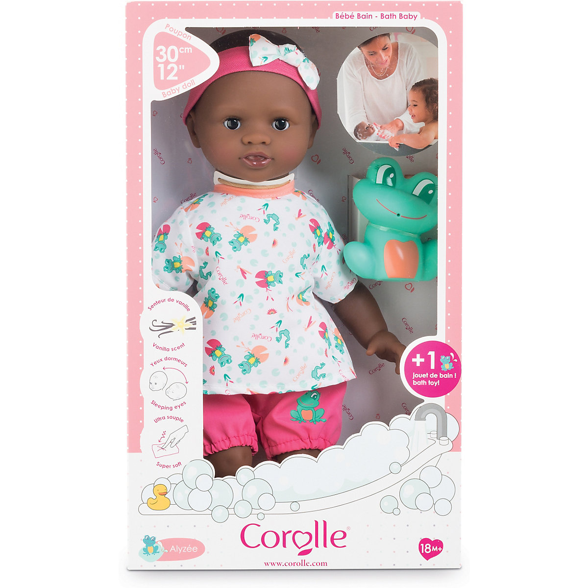 Weichkörper-Badepuppe Corolle Mon Premier Poupon Badebaby Alyzee