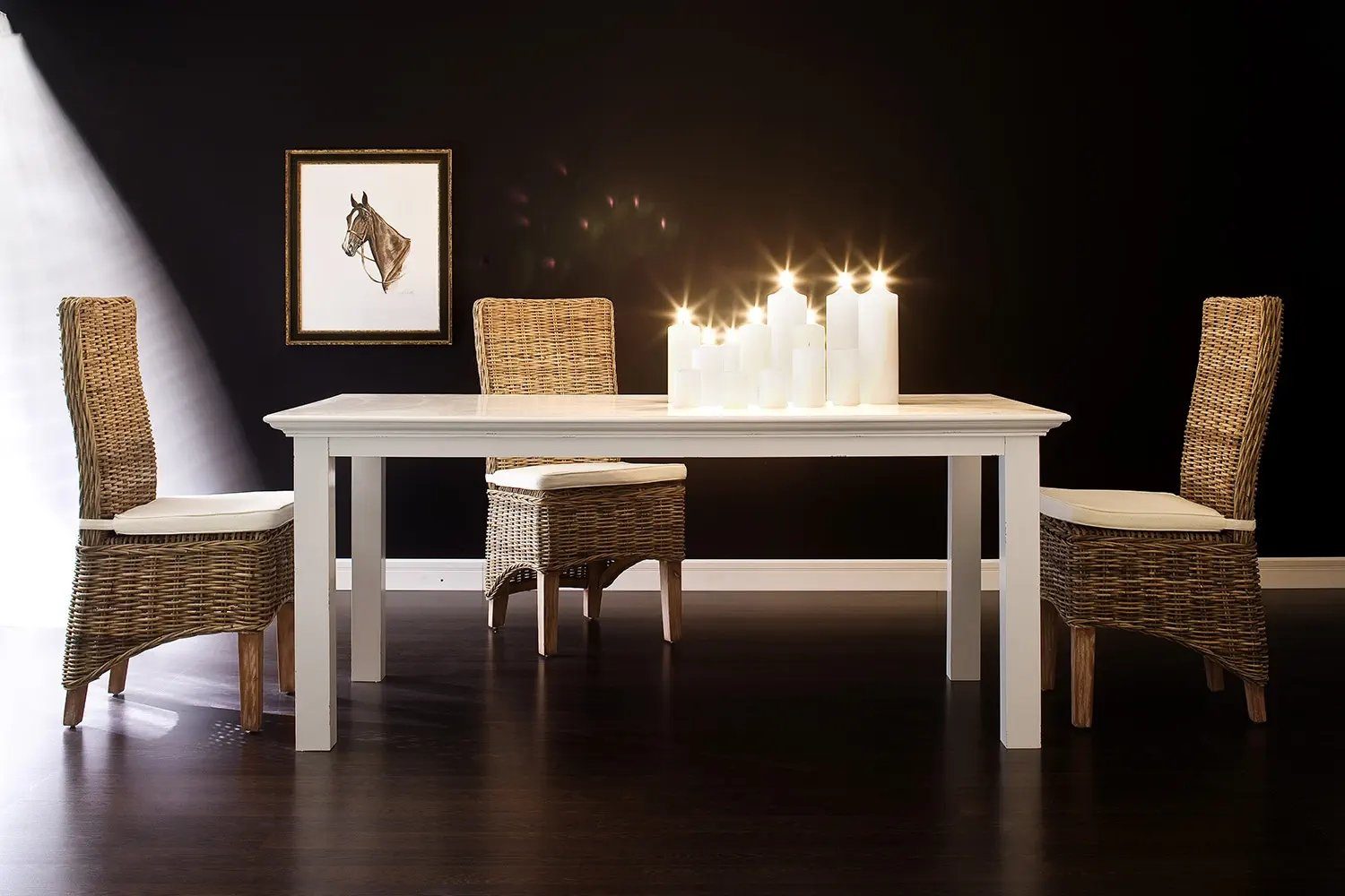 Novasolo Rattanstuhl Wickerworks (2er-Set Stühle, 2 St), Standard Rückenlehne, Morin, Morin Dining Stuhl (2er-Set)