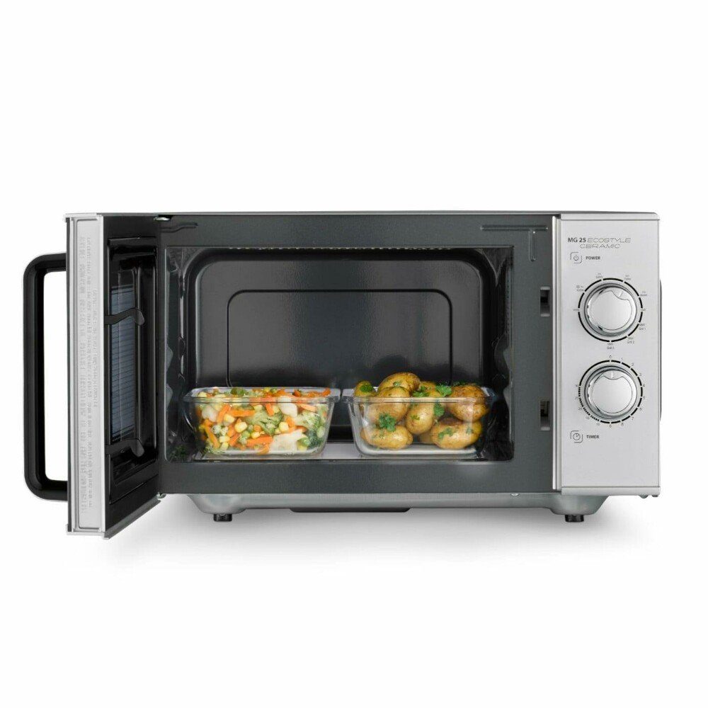 Caso Mikrowelle MG 25 Ecostyle Ceramic, Umluft, Grill, 25 l, Quarz-Grill, 25 Liter, 900 Watt, Keramik-Boden
