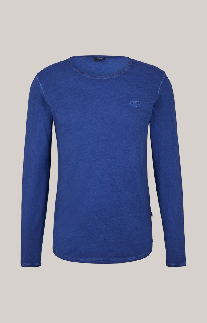 Longsleeve Carlos in Blau meliert