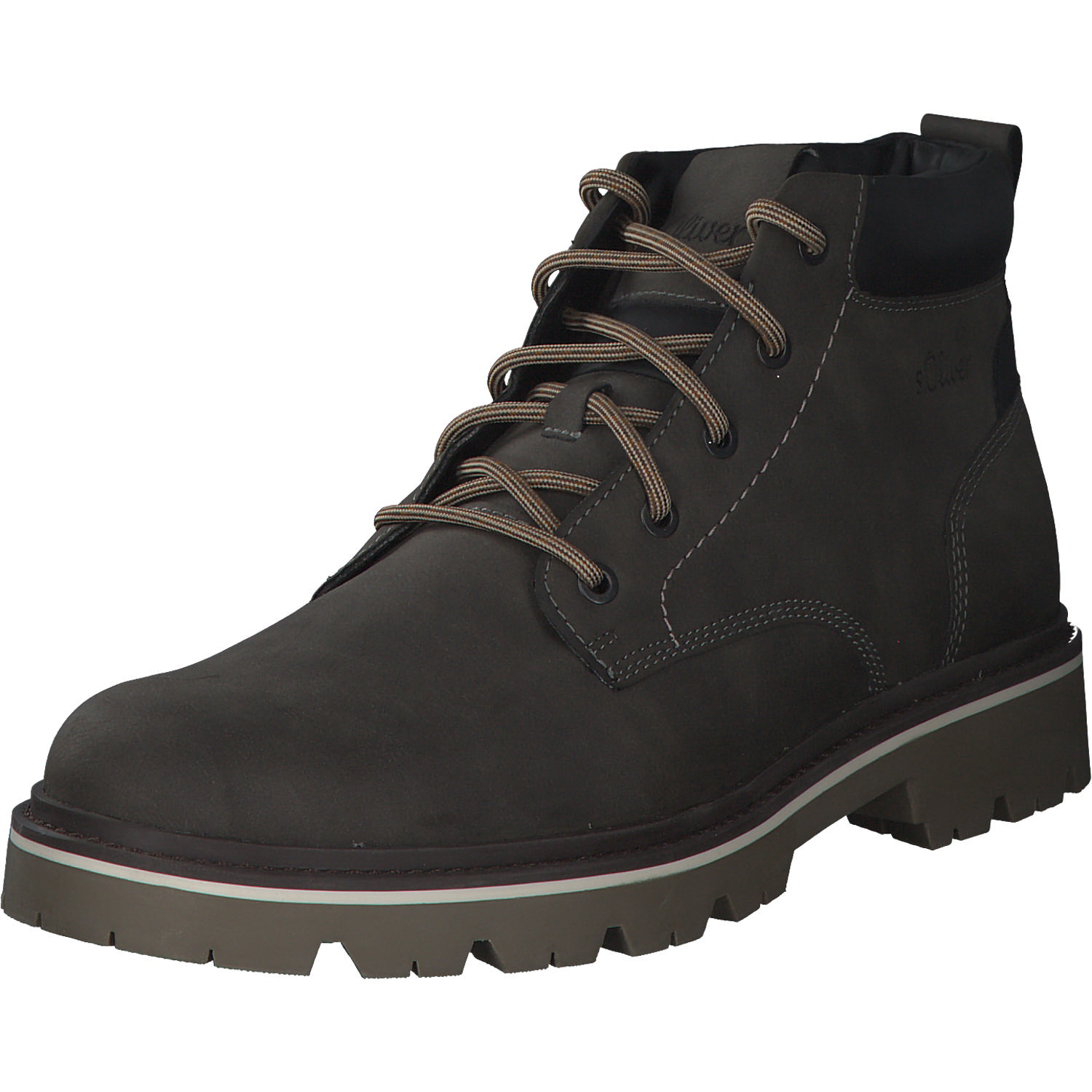 s. Oliver 15230, Schnürstiefeletten, Herren, dk taupe