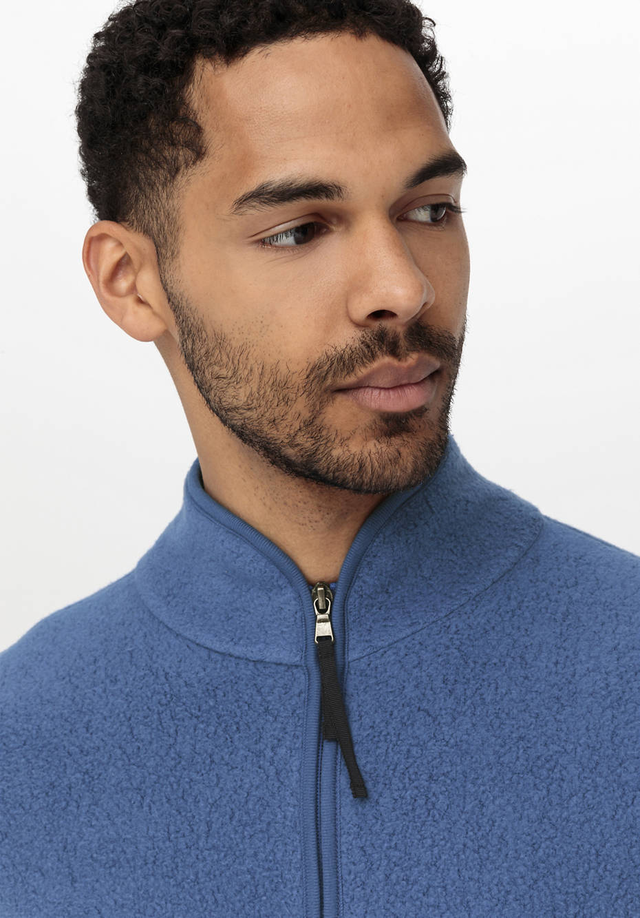 Fleecejacke aus reiner Bio-Baumwolle