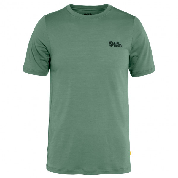 Fjällräven - Abisko Wool Logo S/S - Merinoshirt