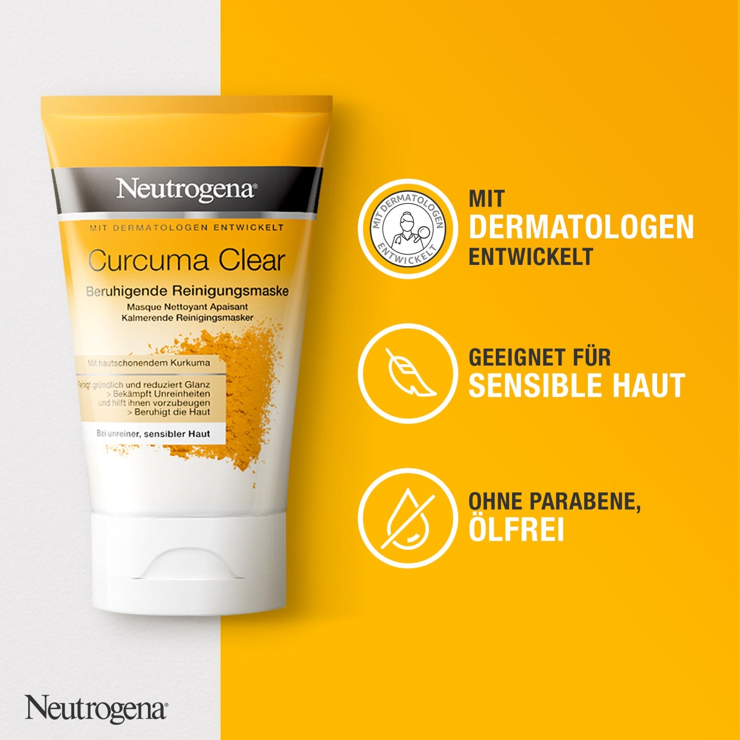Curcuma Clear Beruhigende Reinigungsmaske