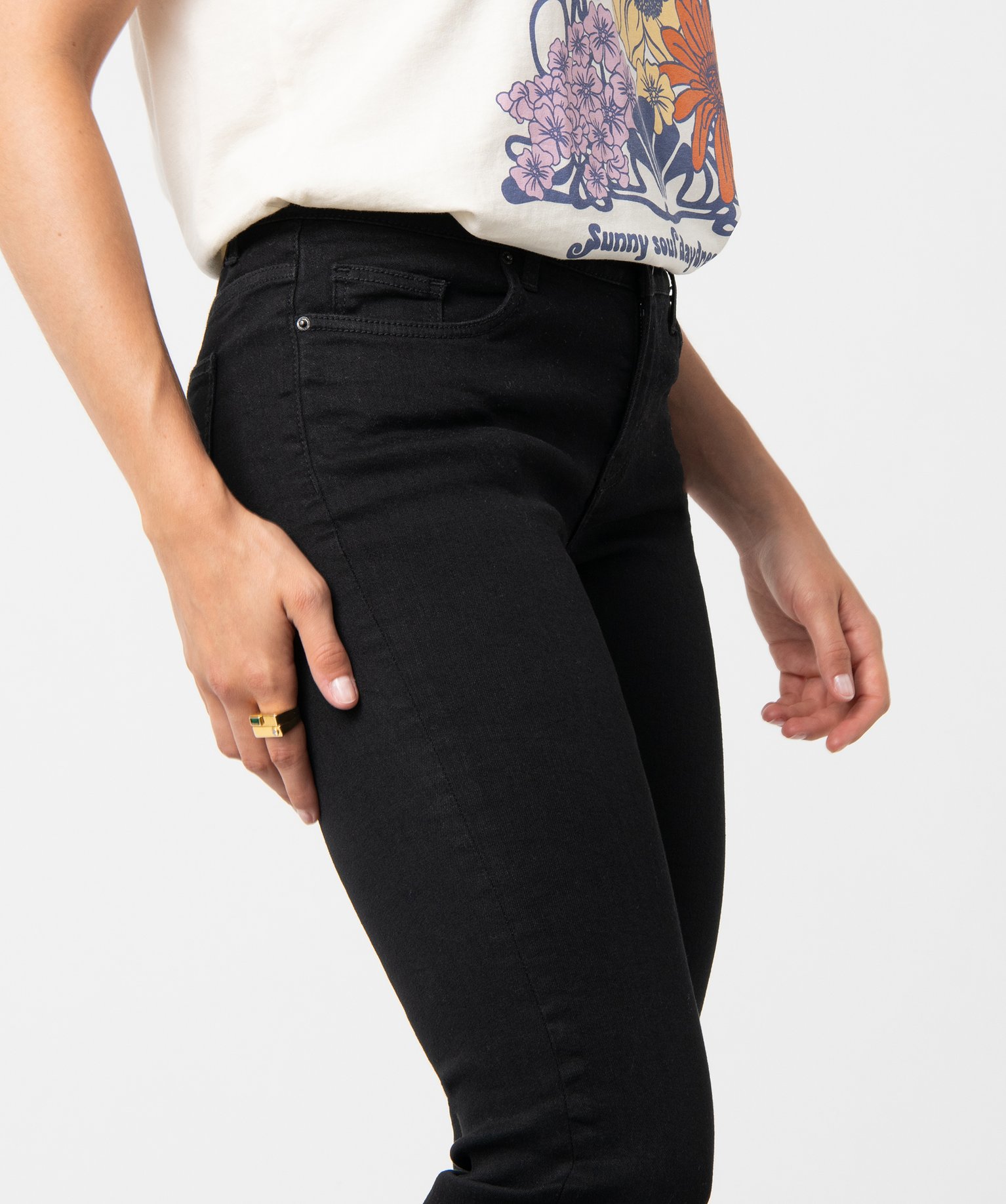 Jean femme coupe Bootcut – L26 noir | GEMO