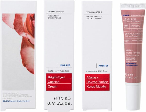 KORRES Wild Rose Cushion Cream Augencreme
