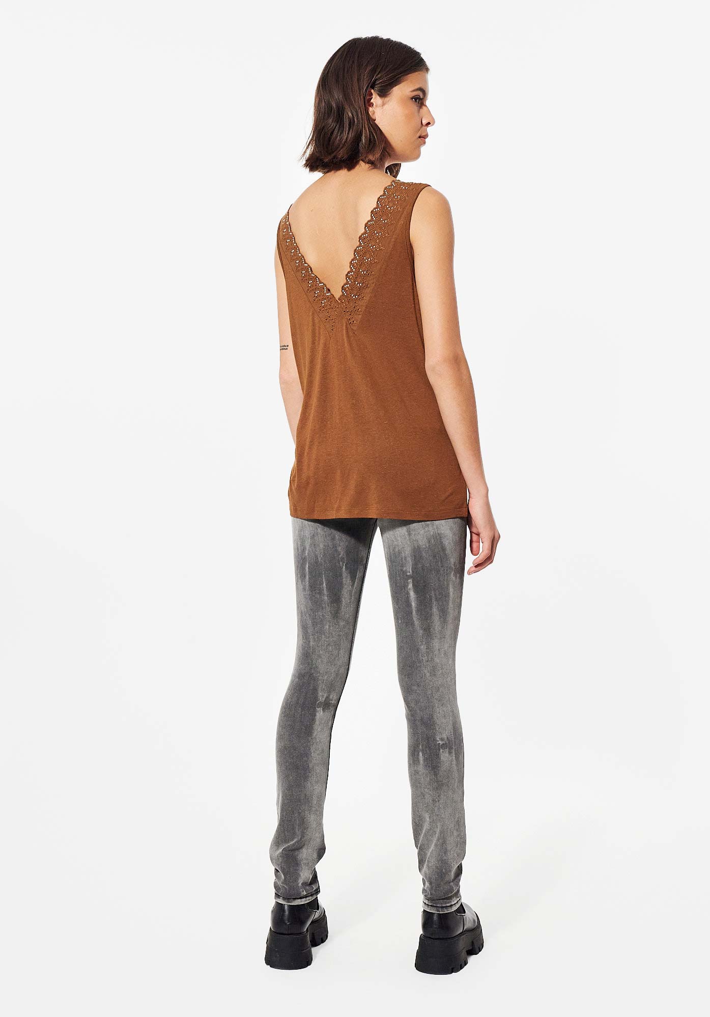 FROZ   Débardeur marron Femme