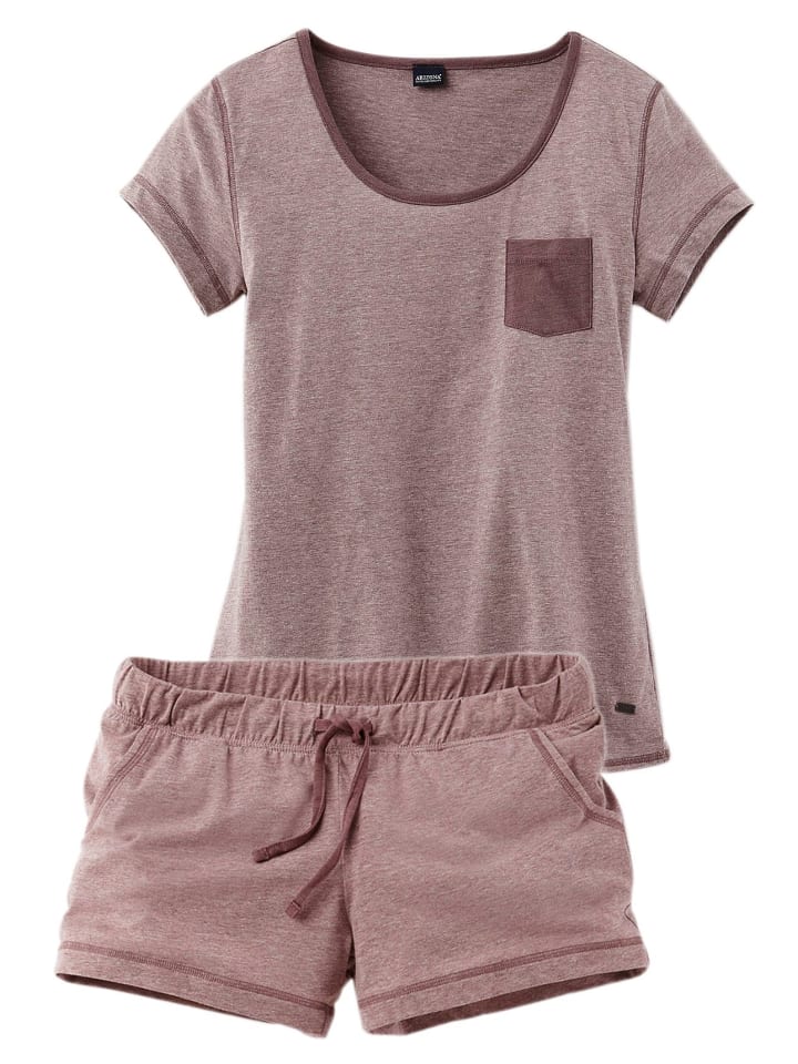 ARIZONA Shorty in mauve-meliert günstig kaufen