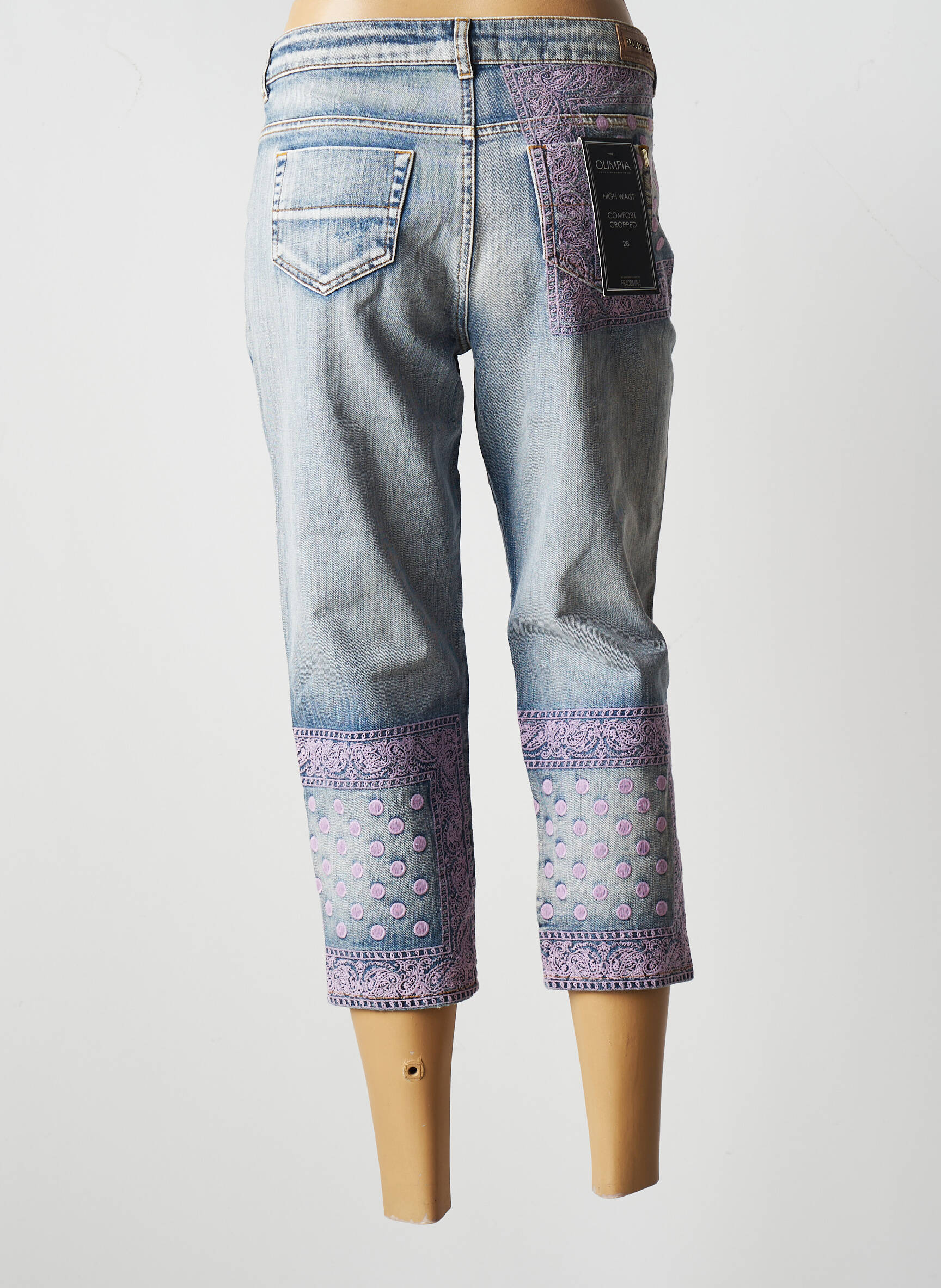 Fracomina Jeans Boyfriend Femme couleur bleu