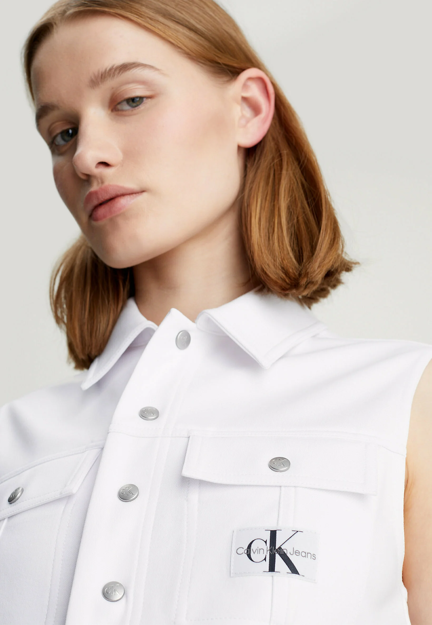 Calvin Klein Jeans SIN MANGAS - Top