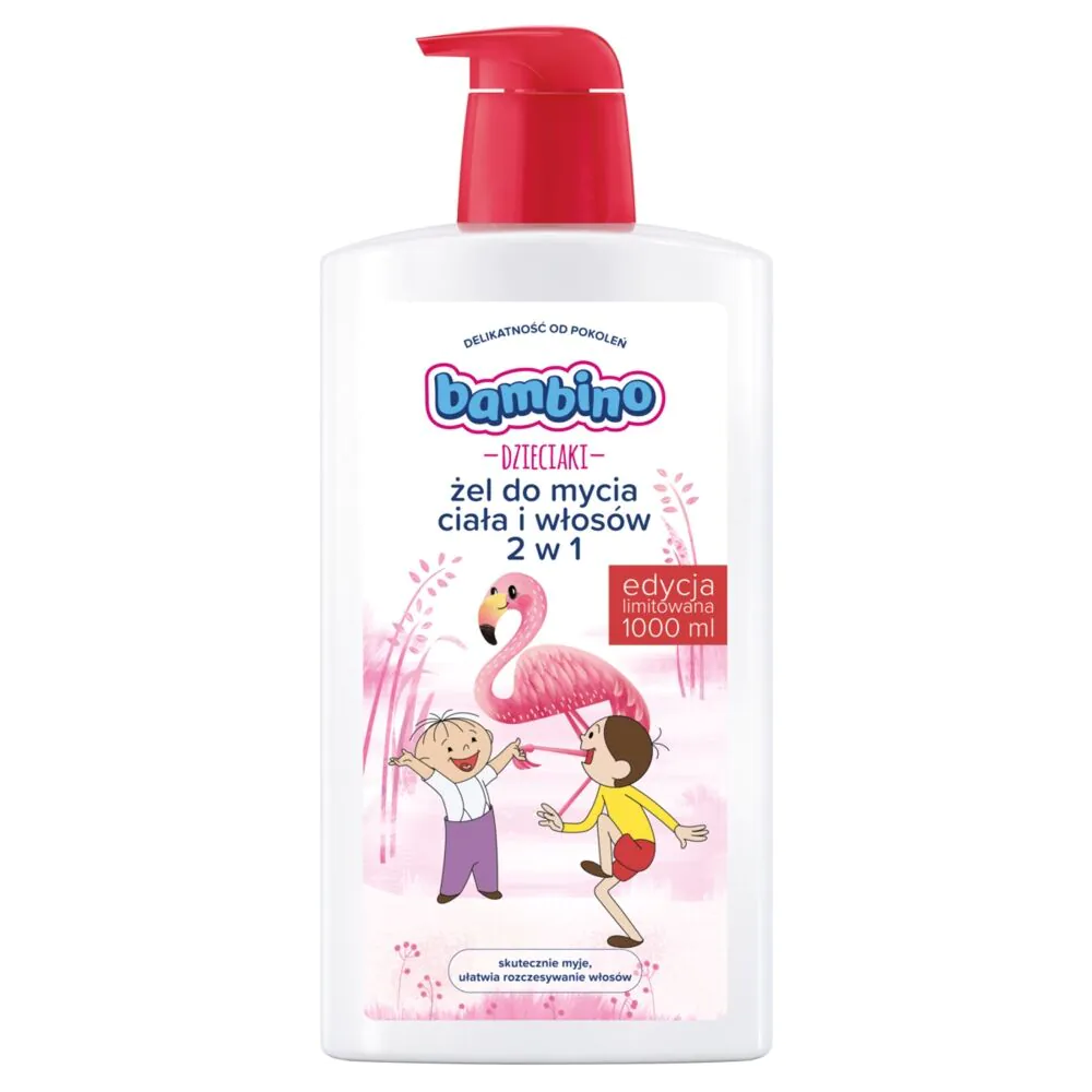 Αφρόλουτρο σώματος και μαλλιών Bambino Flamingo 2 σε 1