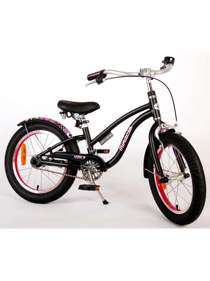 Volare Kinderfahrrad Miracle Cruiser Mädchen 16 Zoll Kinderrad in Mattschwarz 4 Jahre günstig kaufen onesize
