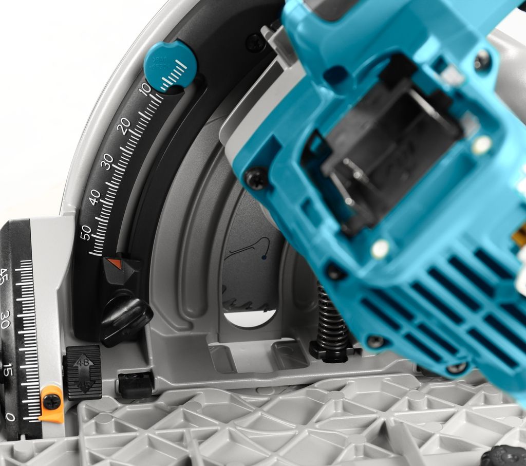 Makita DSP601PJU2 Ασύρματο Πριόνι Βύθισης AWS 2 x 18V 5.0Ah Li-Ion + Οδηγός Ράγας 1500mm + Τσάντα
