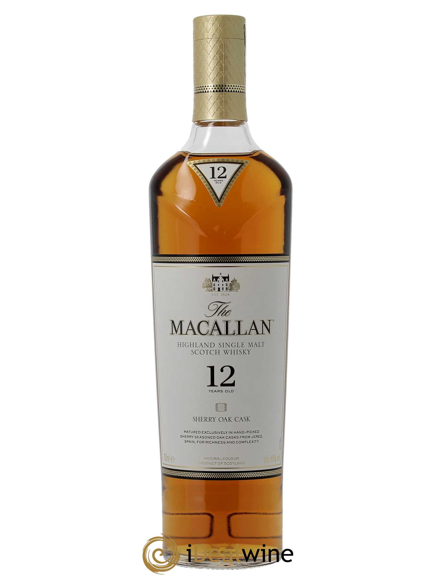 Whisky Macallan (The) Sherry Oak Cask 12 years Old (70cl)  - Lot de 1 Bouteille