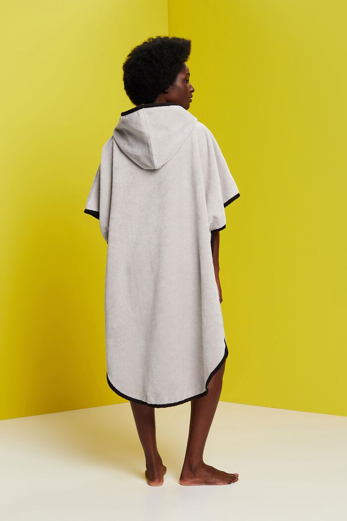 Unisex Bademantel-Poncho mit Kapuze