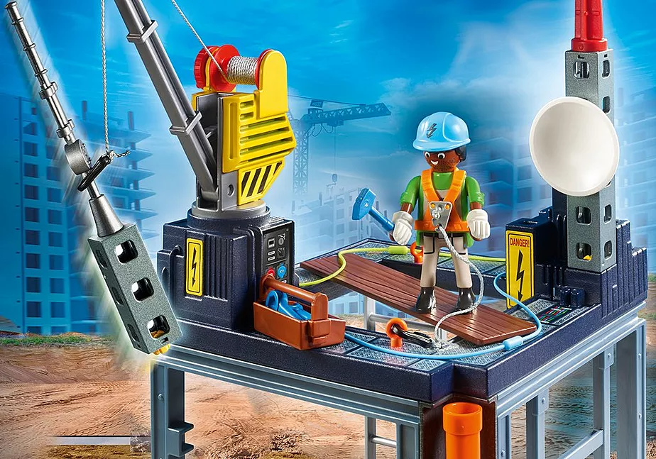 Starter Pack Baustelle mit Seilwinde