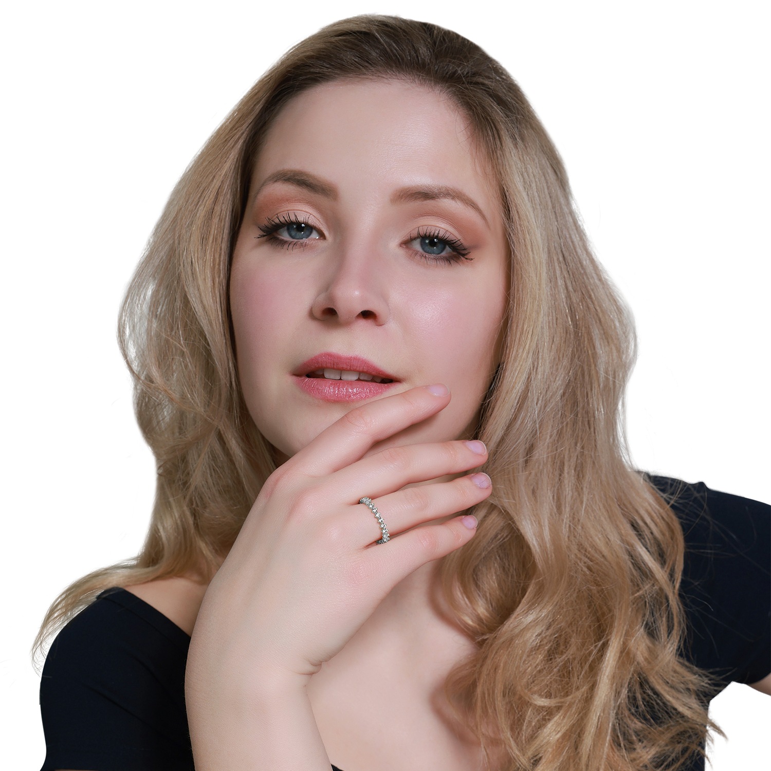 Heideman Hallie žiedas, poliruoto sidabro spalvos
