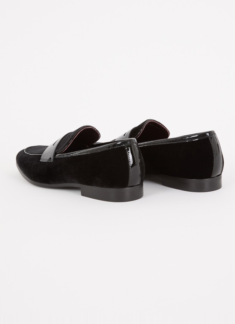 Dune London  Sensa loafer van fluweel