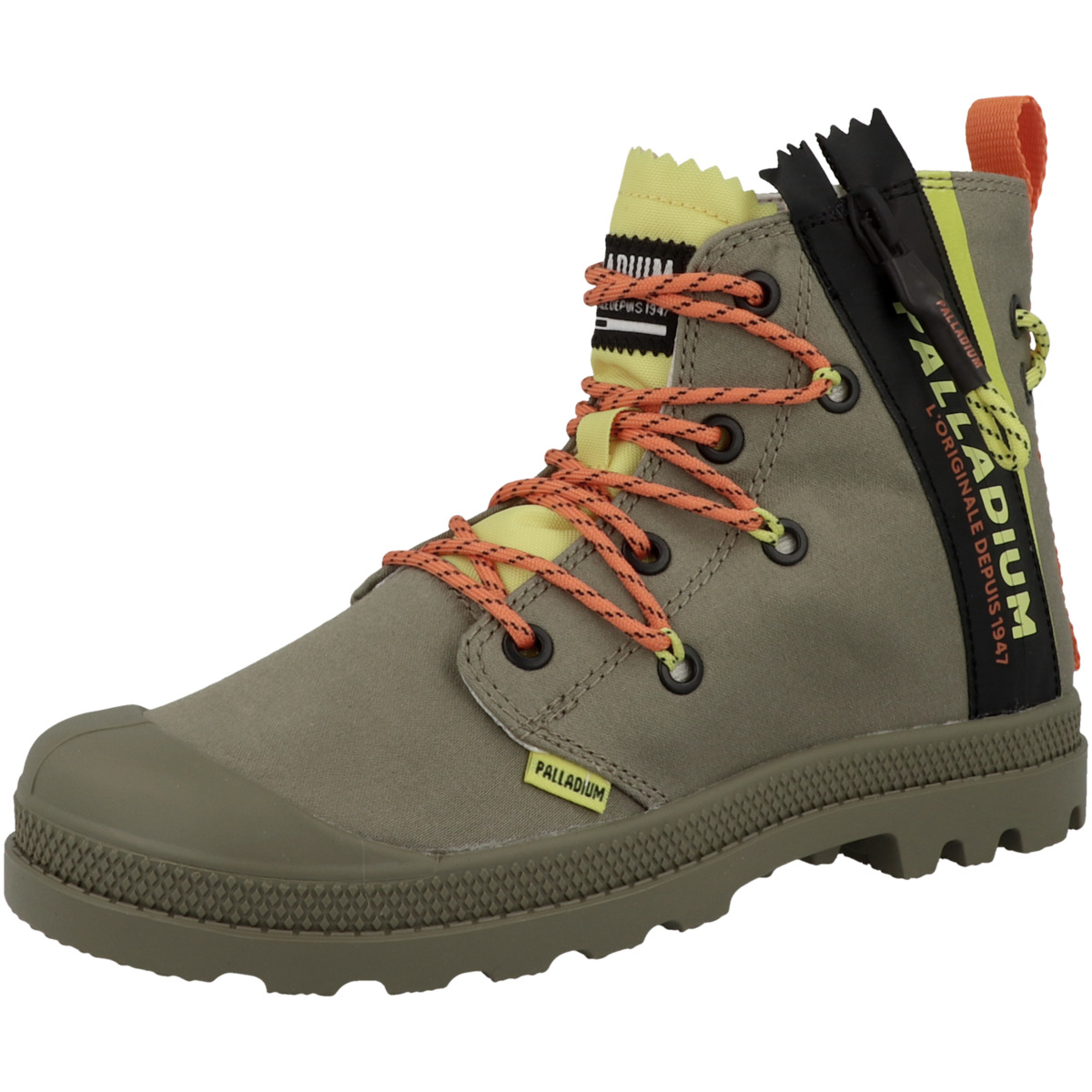 Palladium Pampa Lace It Boots hellbraun