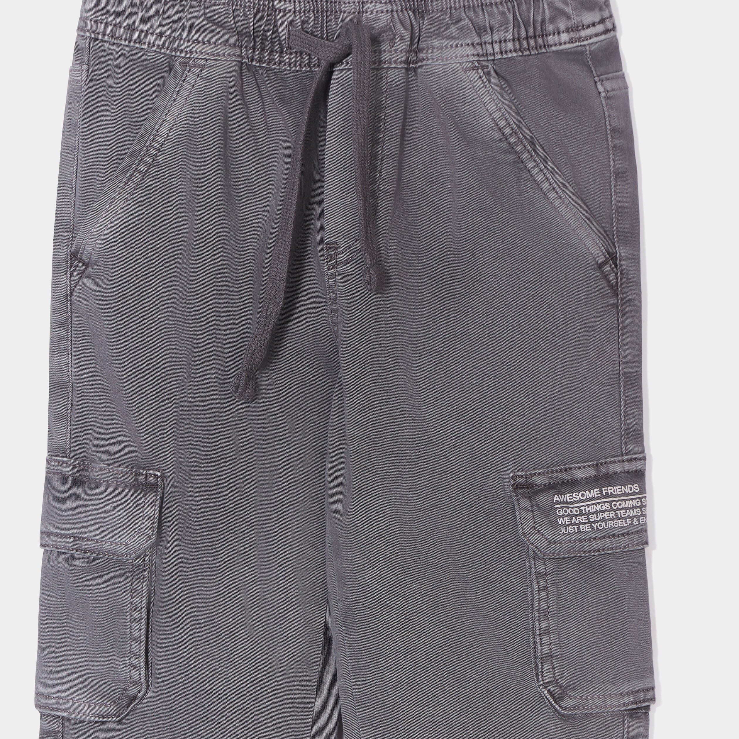 Pantalon jogger gris foncé garçon | La Halle