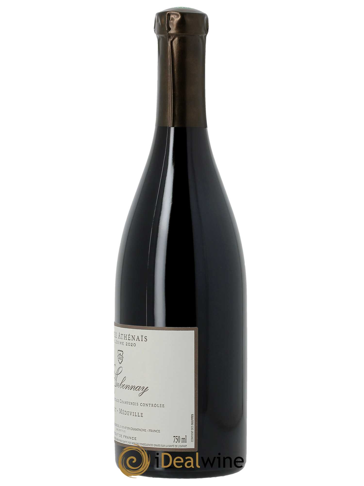 Ambonnay Athénaïs Vignobles Gonet-Medeville  2020 - Lot de 1 Bouteille