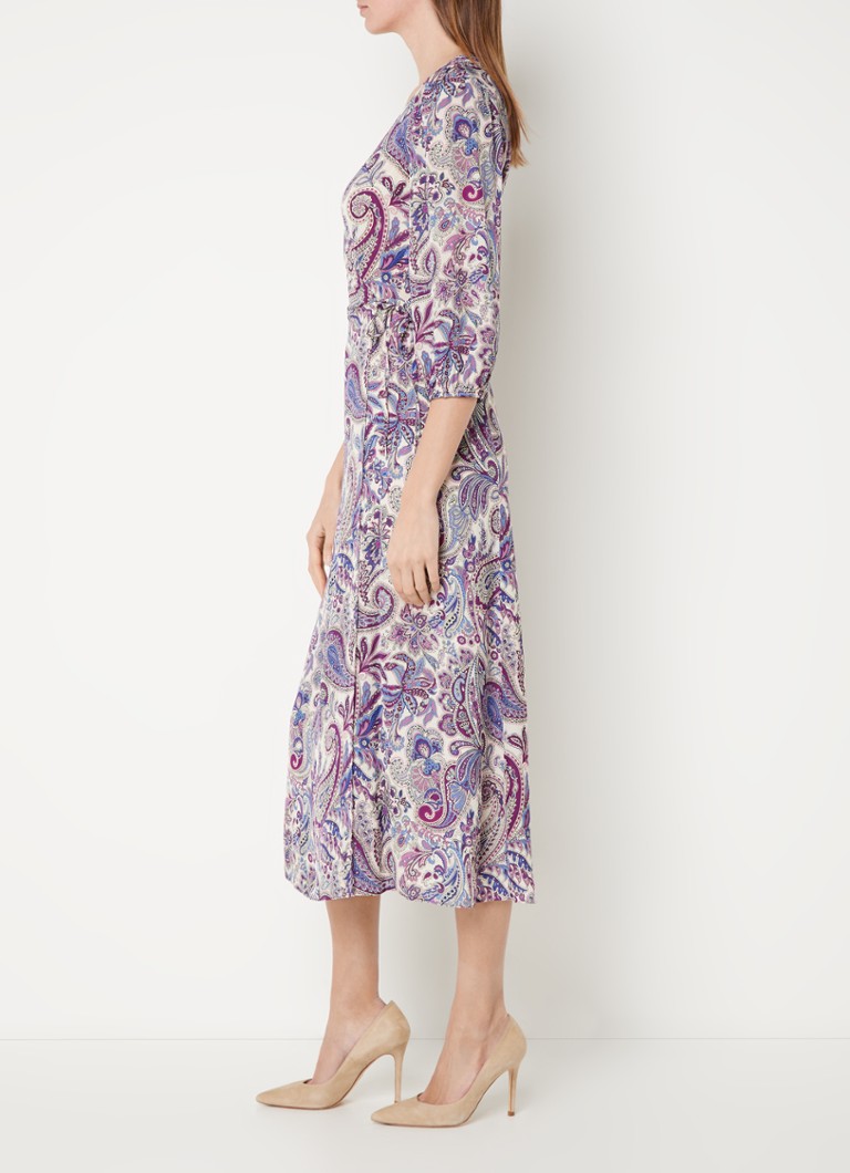 Abito midi a portafoglio Edna di Gerard Darel con stampa paisley
