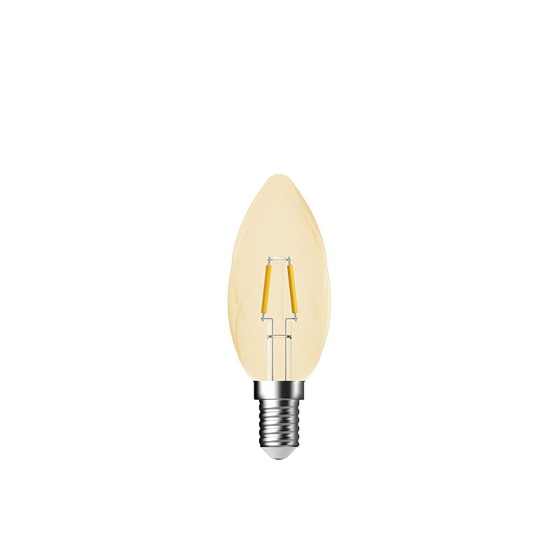 Energy Lyspære LED 100 lm Crystal gold mignon E14 C35