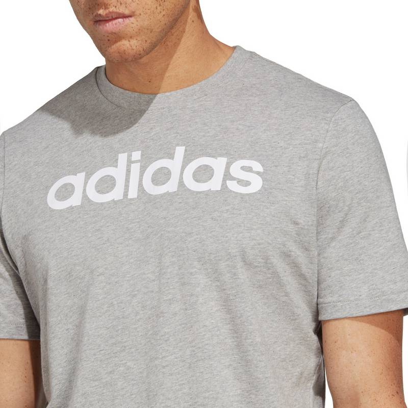 adidas ESSENTIALS LINEAR EMBROIDERED LOGO T-Shirt Herren