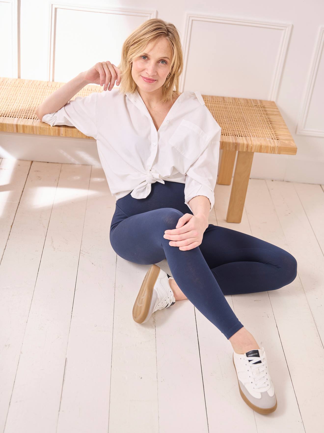 Vertbaudet Umstands-Leggings Oeko Tex - marine