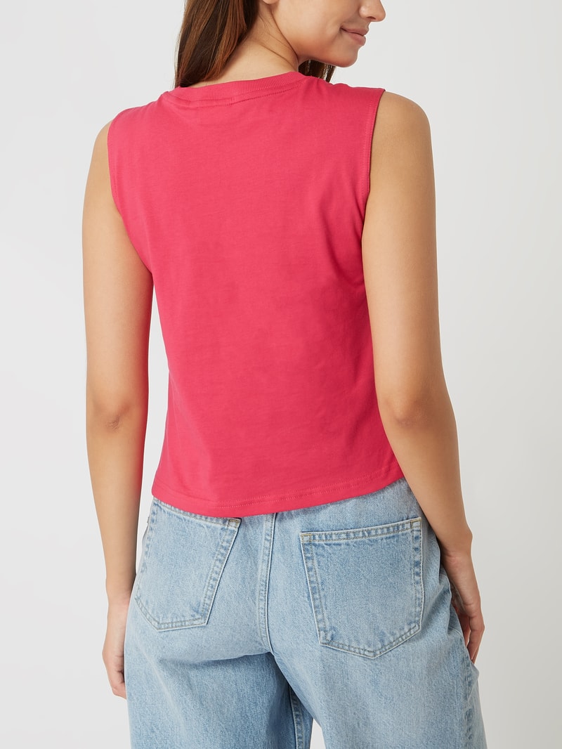 Boxy Fit Top aus Baumwolle Modell 'Taggia' in pink