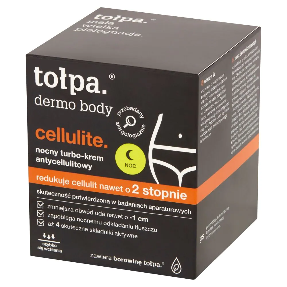 Κρέμα κατά της κυτταρίτιδας Tołpa Dermo Body Night Turbo για το σώμα