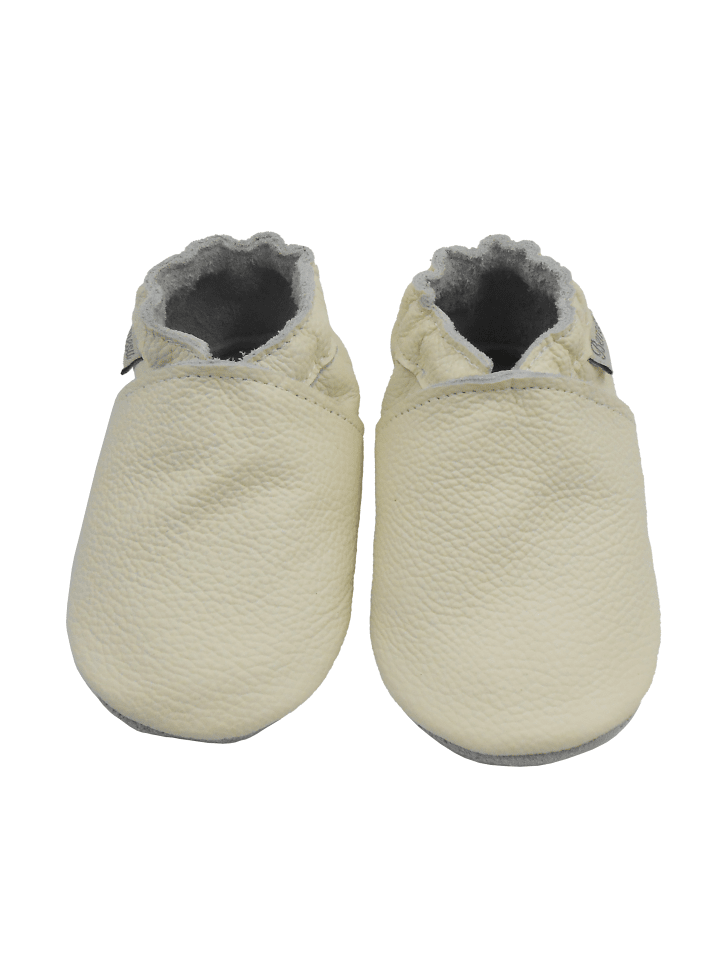 Yalion Leder-Krabbelschuhe in Beige günstig kaufen