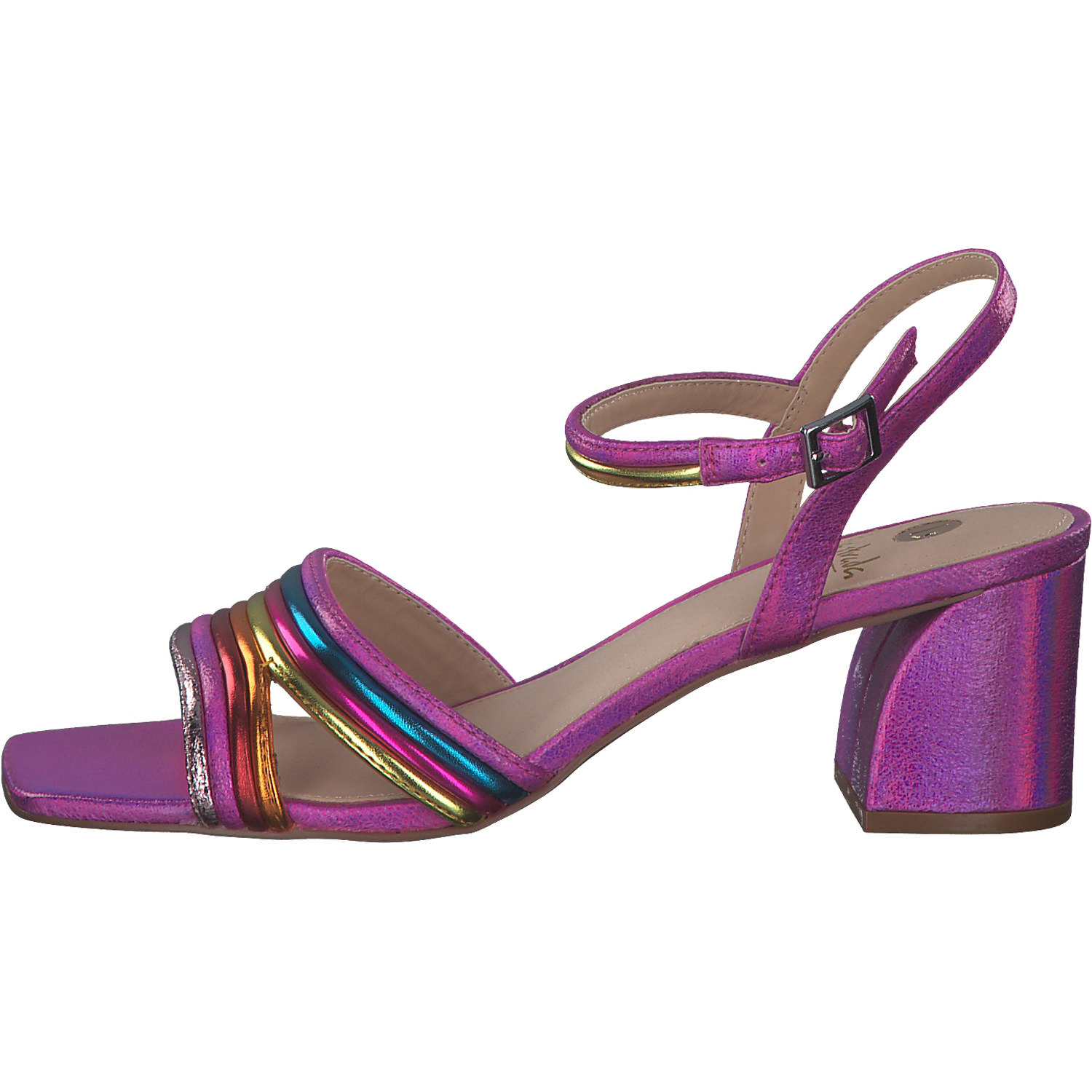 La Strada 2200753, Plateau-Sandaletten, Damen, fuchsia/orange
