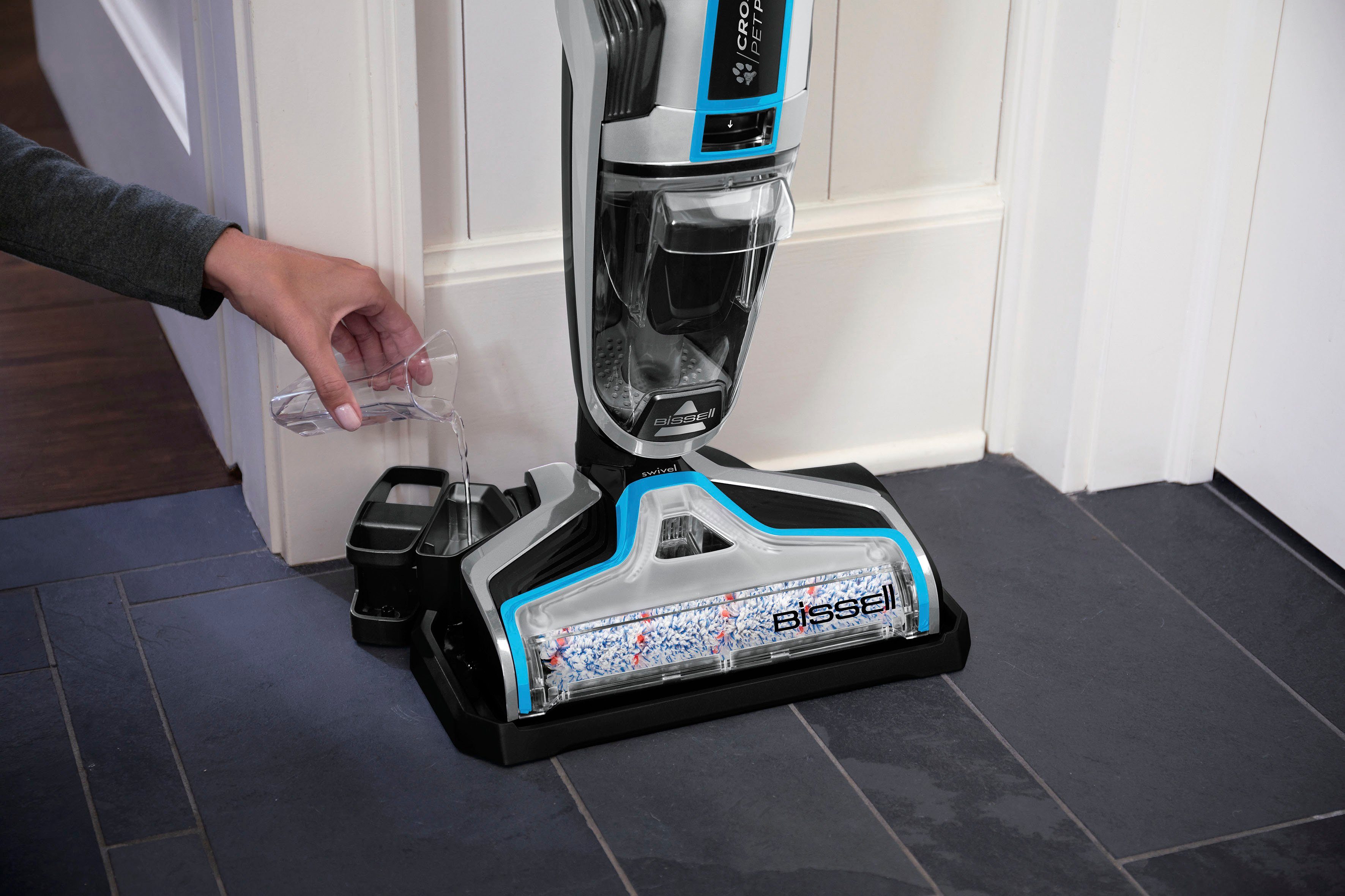 Bissell Nass-Trocken-Sauger CrossWave Pet Pro, 560 W, beutellos, Pet Pro-2225N