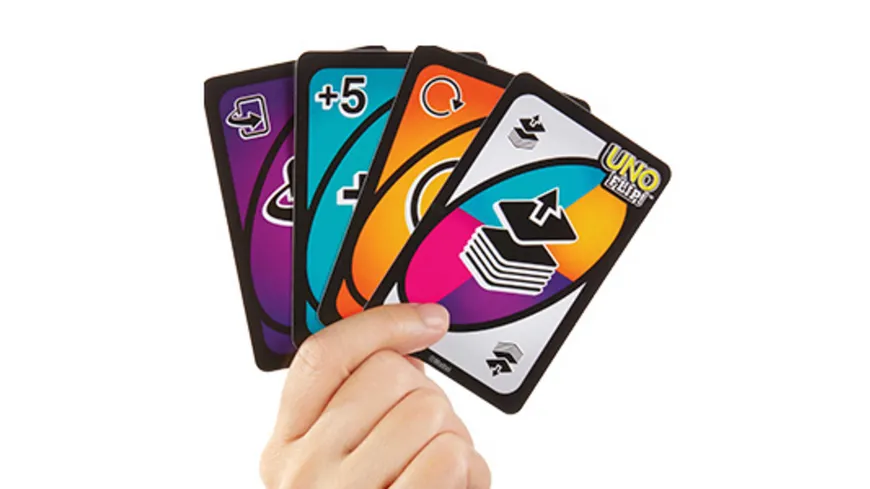 Mattel Games UNO Flip, Kartenspiel, Gesellschaftsspiel, Familienspiel, Kinderspiel