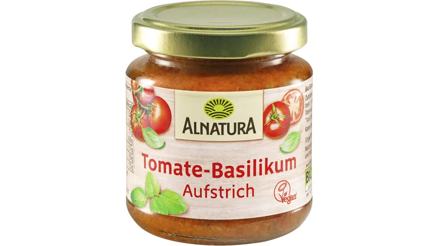 Alnatura Bio Brotaufstrich Tomate-Basilikum 110 g