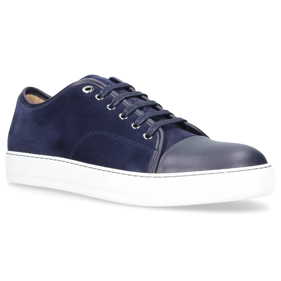 Lanvin - Sneaker low DBB1 Veloursleder - blau