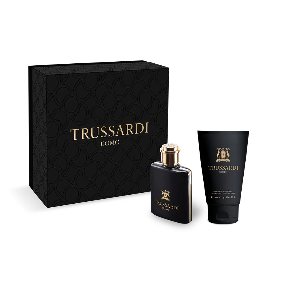 Σετ δώρου Trussardi Uomo Contemporary Weekend – Eau de Toilette + Σαμπουάν για το ντους – Ανδρικό άρωμα, Eau de Toilette, Σετ δώρου για το μπάνιο και το αφρόλουτρο