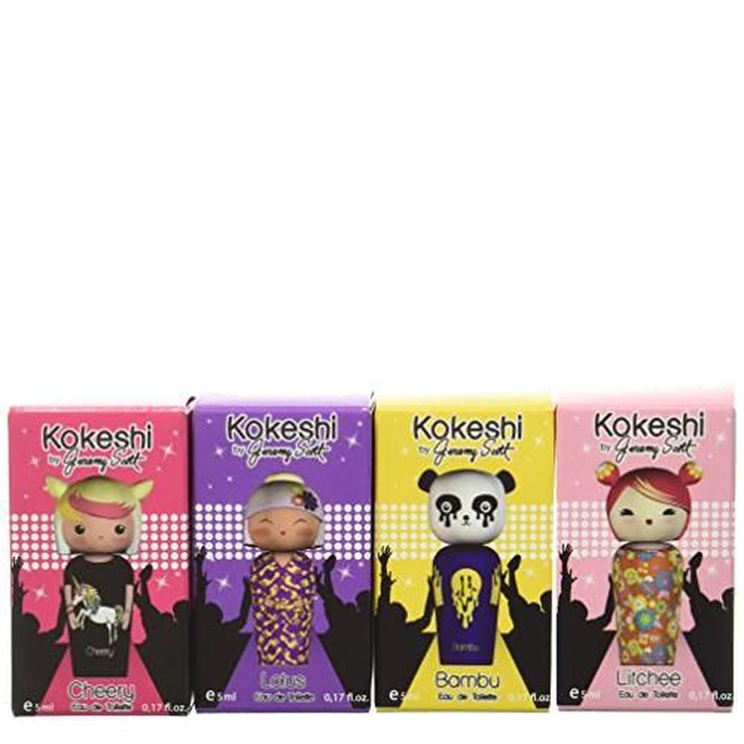 Kokeshi Coffret 4 Miniatures 4x5 ml