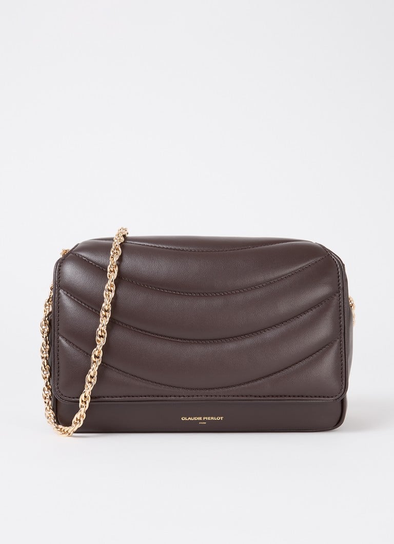 Borsa a tracolla Claudie Pierlot Alba in pelle di montone