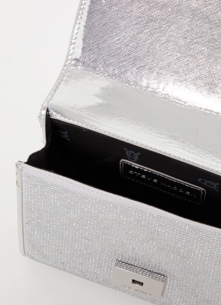 Kabelka Steve Madden s uzlem B, kamínky a odnímatelným ramenním popruhem
