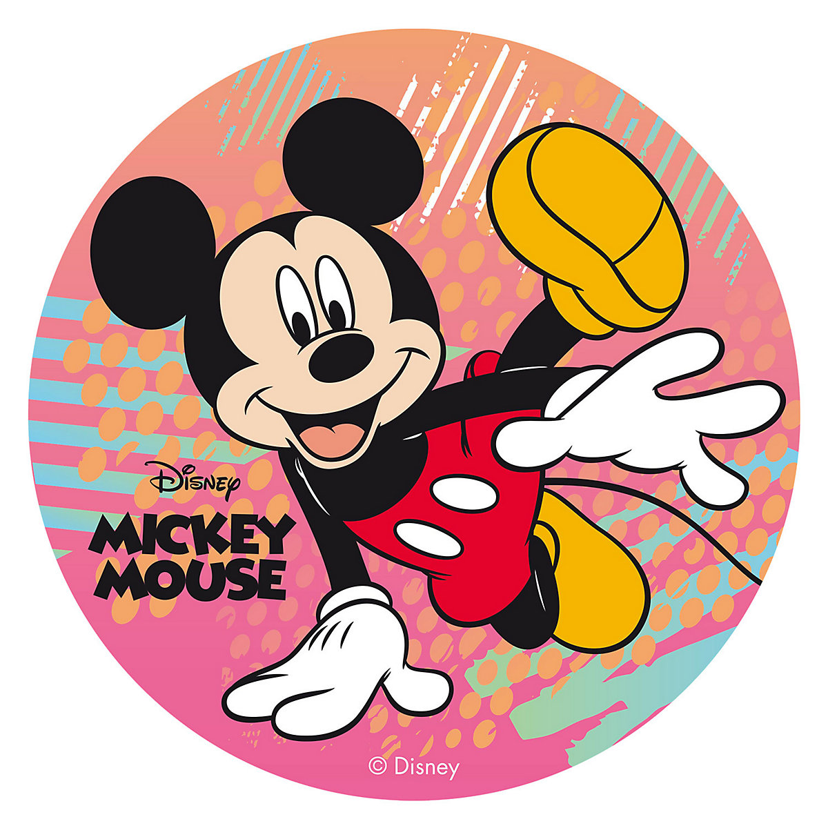 Essbare Tortenaufleger   Mickey Mouse 20cm