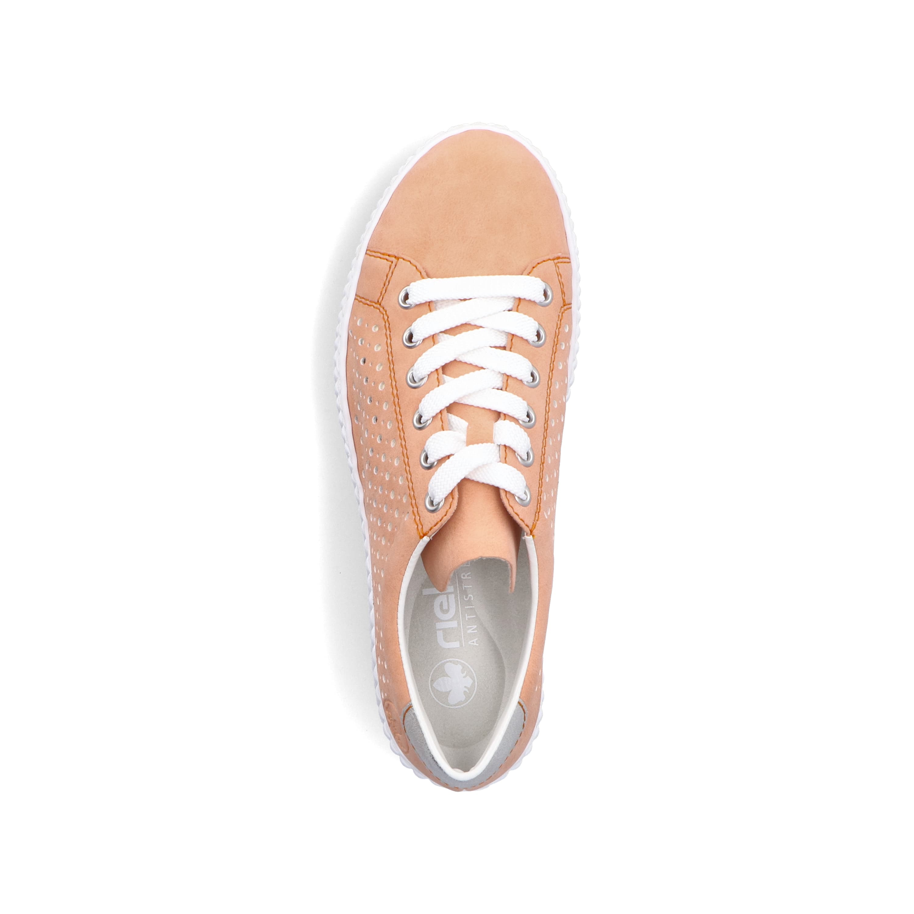 Rieker Damen Sneaker Low pastellorange