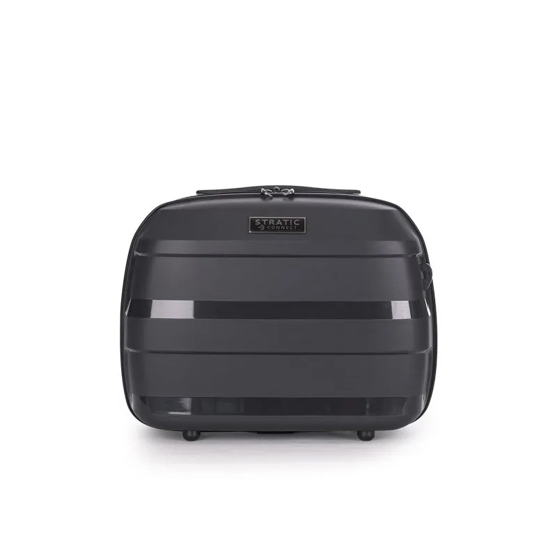Stratic Straw + Beauty Case - black
