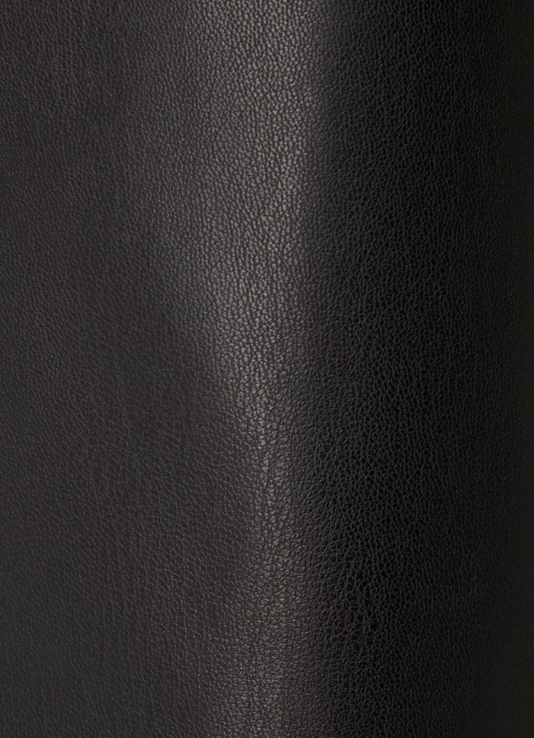 HUGO BOSS Halmara high waist straight fit faux leather trousers