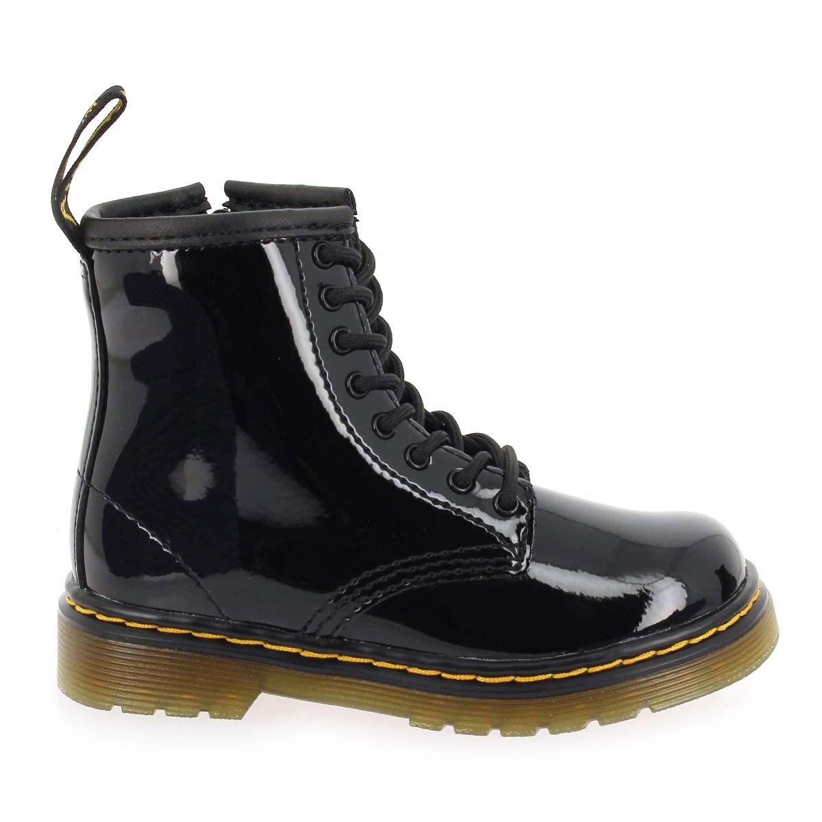 Dr Martens  1460 JUNIOR VERNIS - Noir