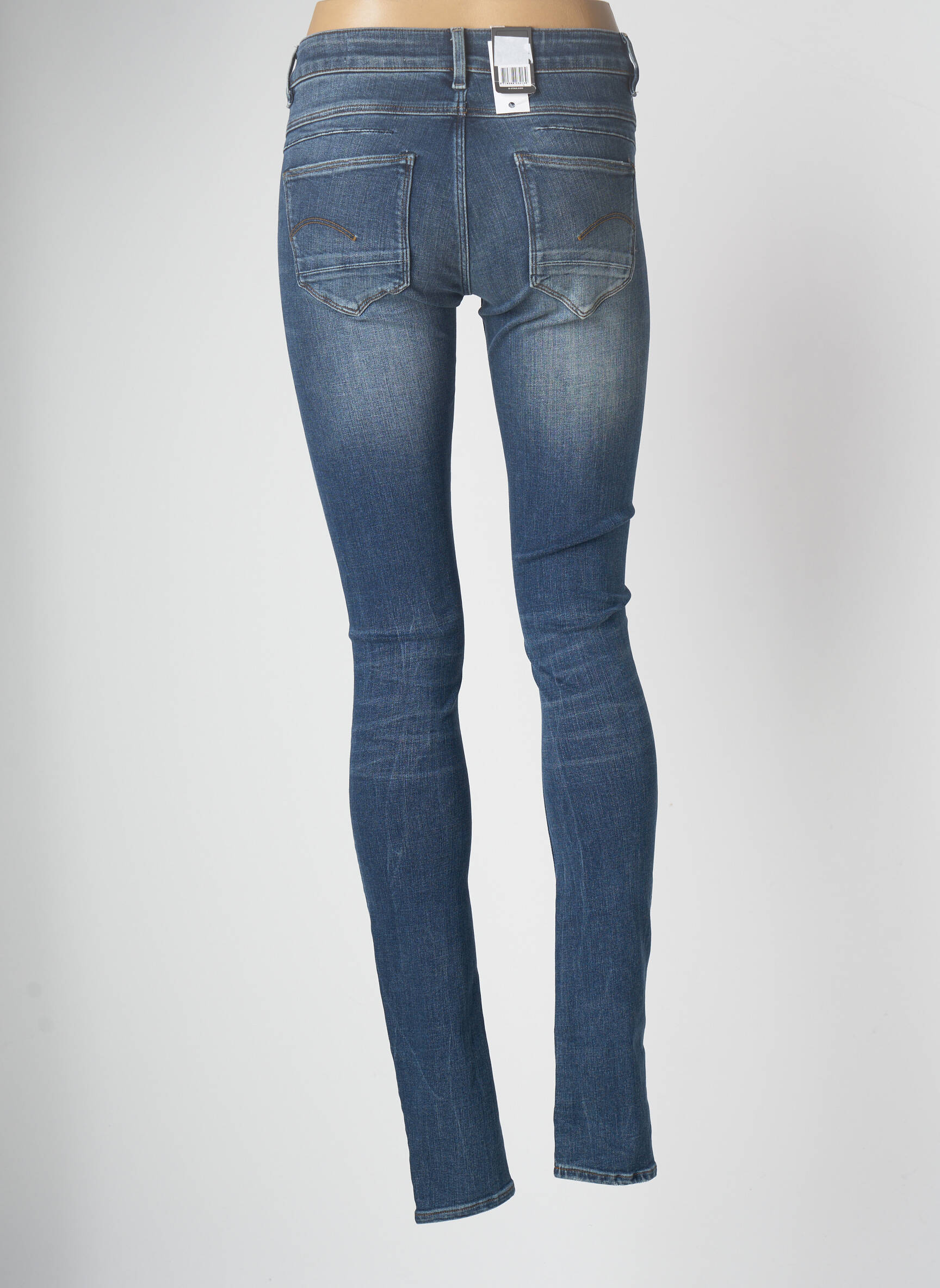 G Star Jeans Skinny Femme couleur bleu