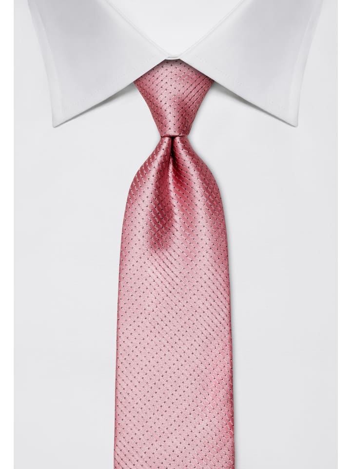 Vincenzo Boretti Krawatte in rosa günstig kaufen onesize