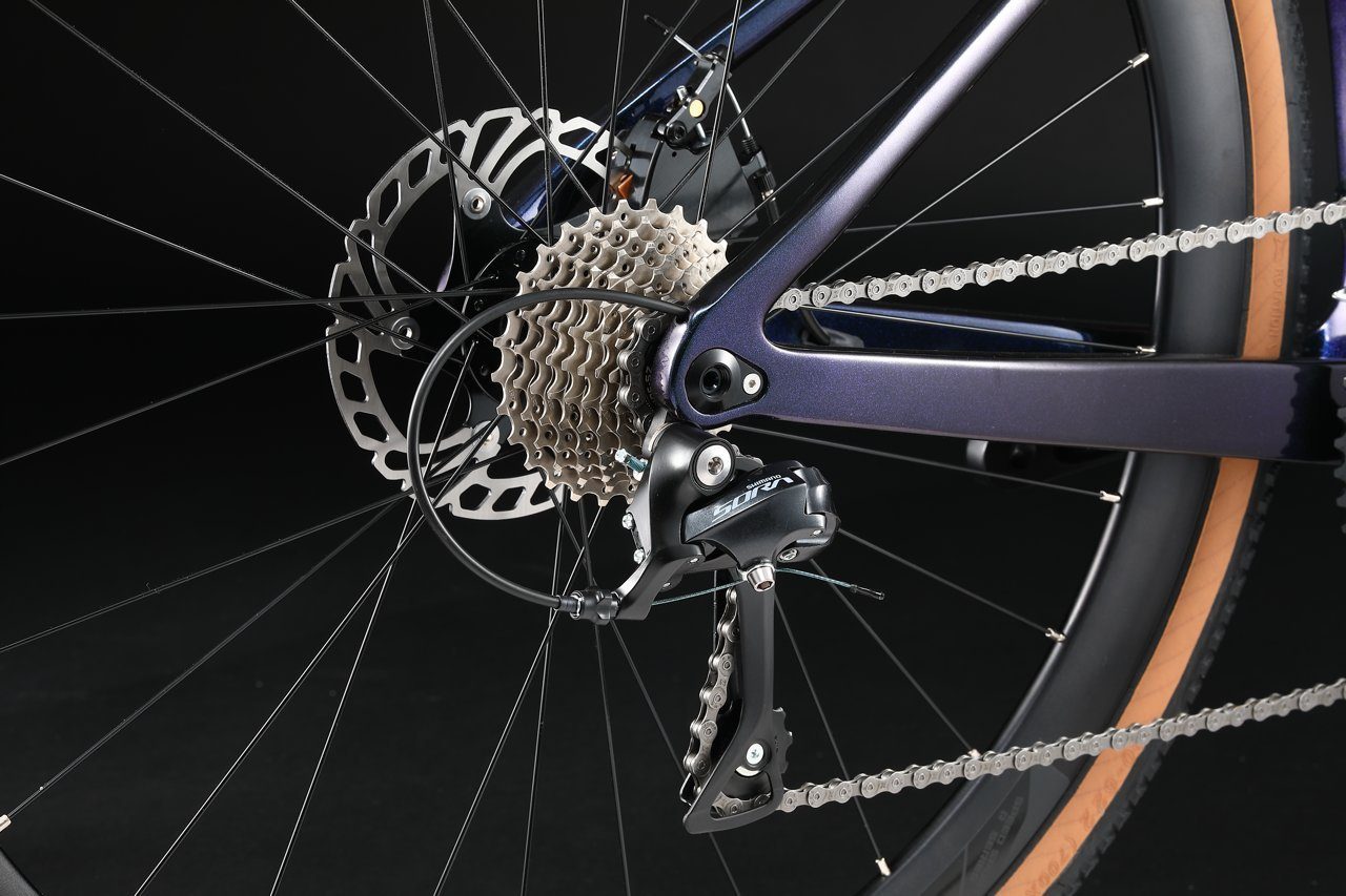 Rinos Gravelbike Rinos Carbon Gravel Bike Sandman1.0 Shimano R3000, 18 Gang Shimano, Kettenschaltung